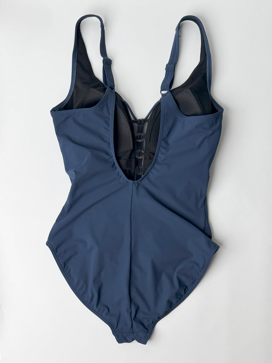 Sunflair One Piece Ruched In Night Blue