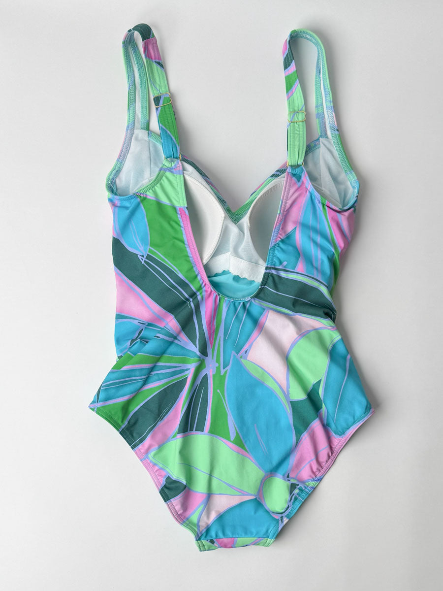 Sunflair One Piece Ruching In Teal