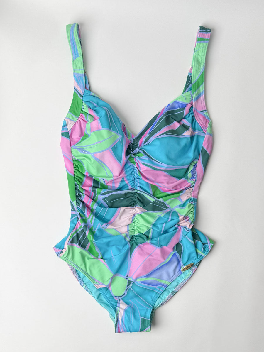 Sunflair One Piece Ruching In Teal