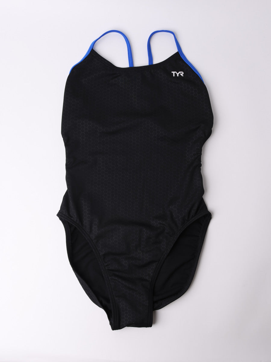 TYR Hexa Cutoutfit A Tank In Black/Blue