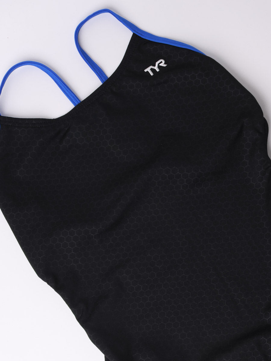 TYR Hexa Cutoutfit A Tank In Black/Blue