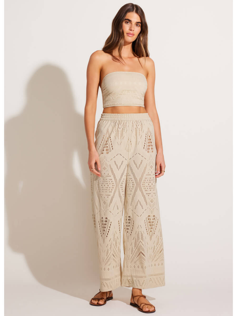 Vitamin A Farrah Pant in Calico Crochet