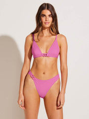 Vitamin A Luxe Link Cheeky Bottom in Bubblegum Relux, view 4, click to see full size
