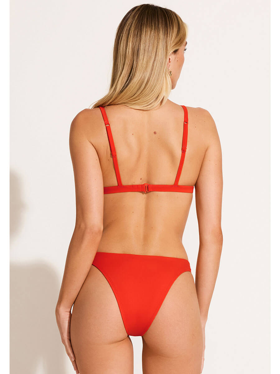 Vitamin A Luxe Link Bralette in Poppy ReLux