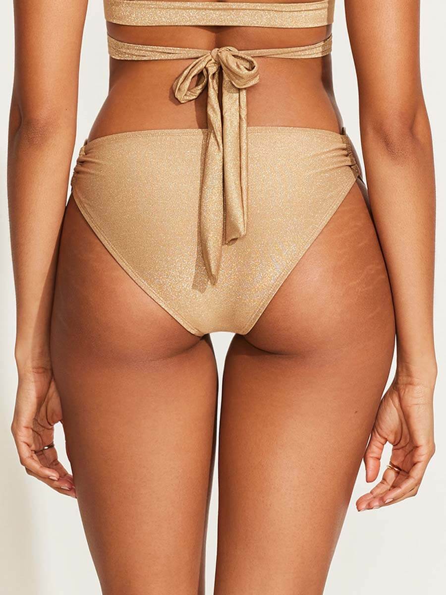 Vitamin A Pin Up Star Full Cut in Golden Glow Metallic