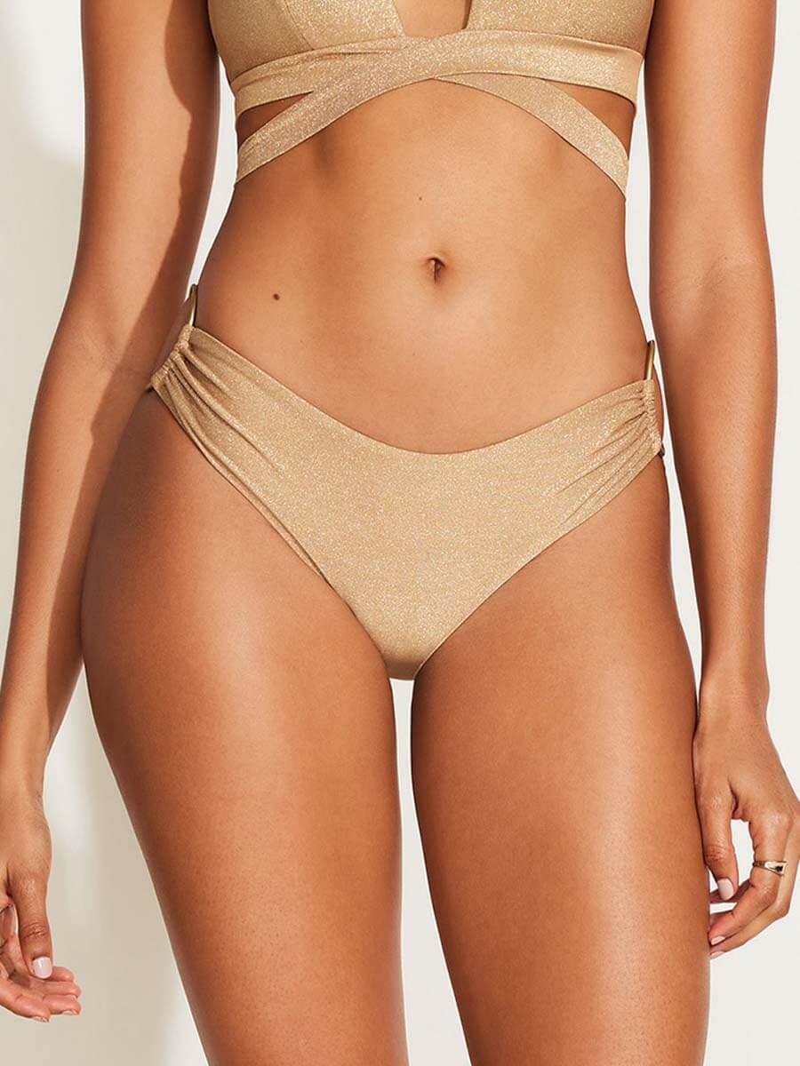 Vitamin A Pin Up Star Full Cut in Golden Glow Metallic