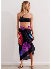 ViX Printed Sarong In Secret, view 3, click to see full size
