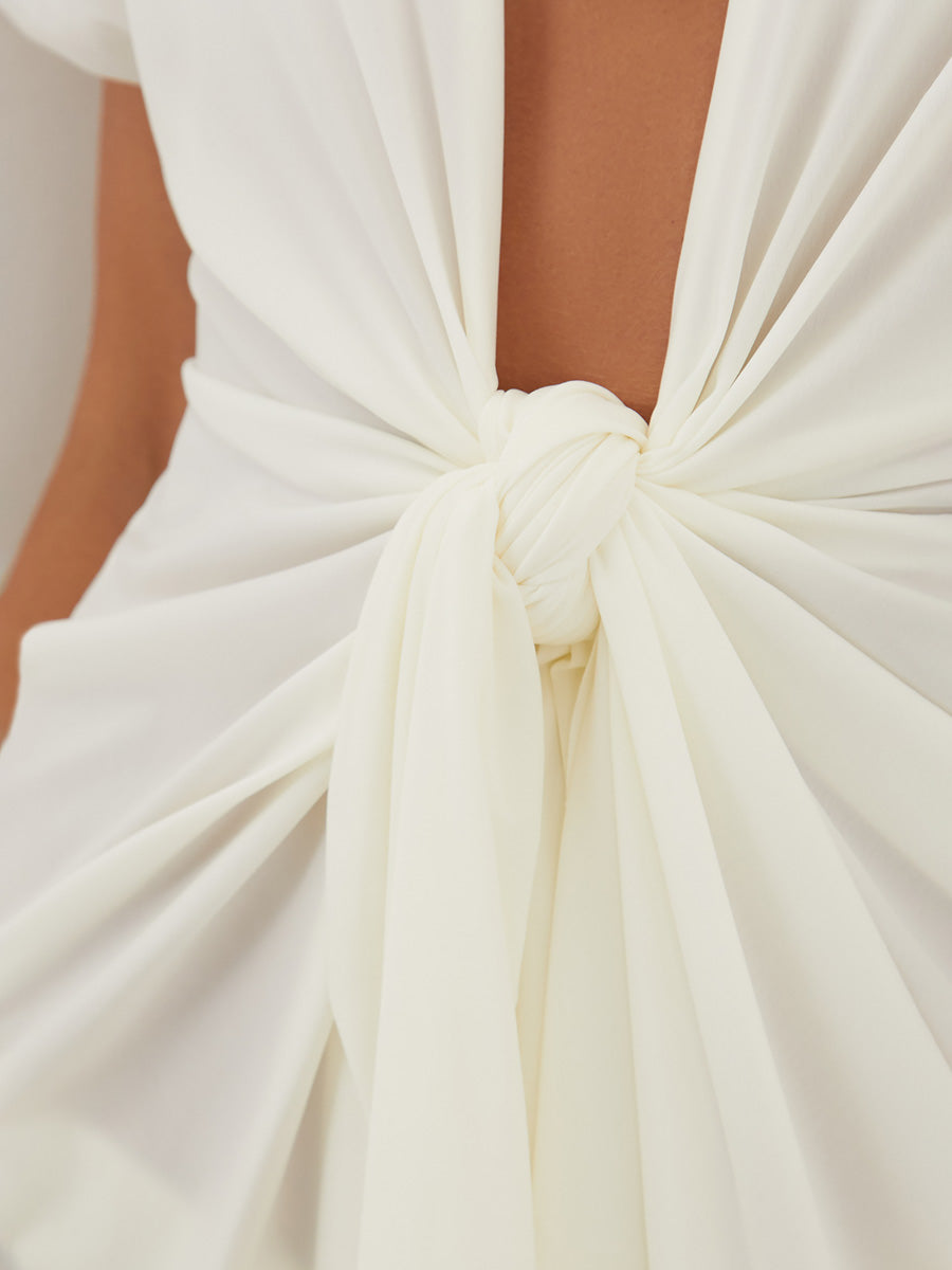 Sasha Short Cover Up in Off White