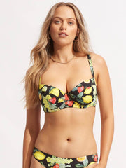 Seafolly Lemoncello DD Cup Underwire Bra in Black, view 1, click to see full size