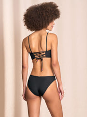 Maaji Ursule Bandeau Top In Onyx, view 2, click to see full size