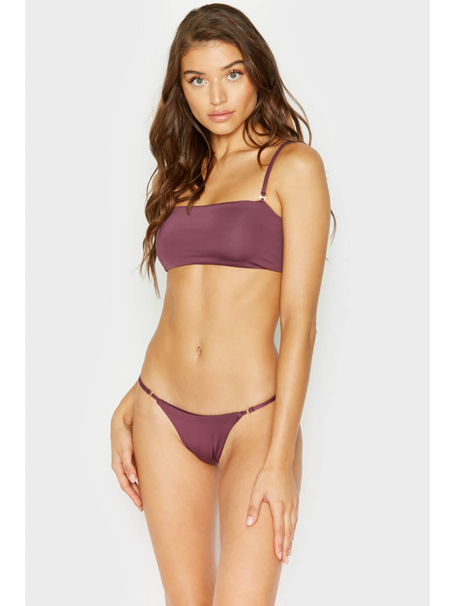 Frankies Bikinis Sadie Skimpy Bottom Sangria