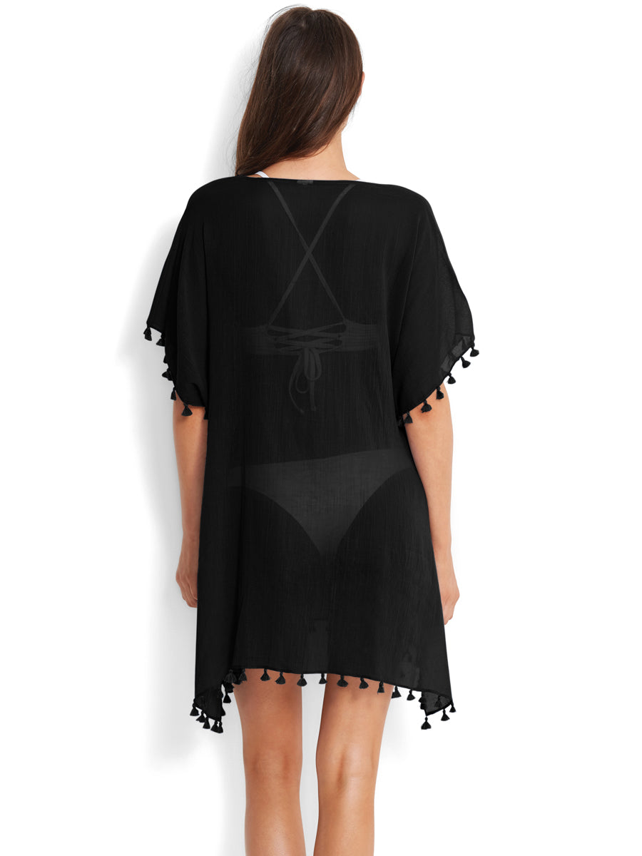 Seafolly Amnesia Kaftan Black