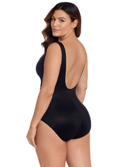 Miraclesuit Women's Escape One Piece In Black, view 2, click to see full size