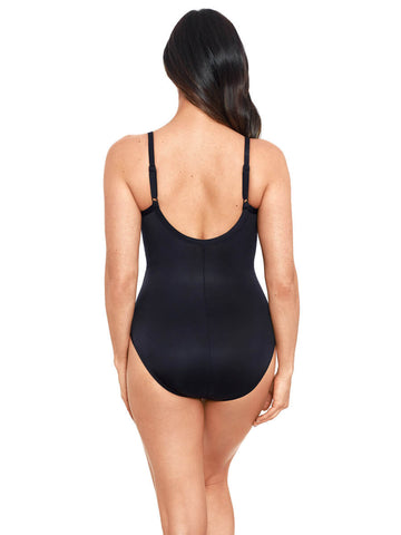 Miraclesuit Network News Belle Underwire One Piece In Black