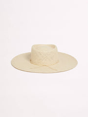 Seafolly Sundown Boater Hat in Natural, view 2, click to see full size