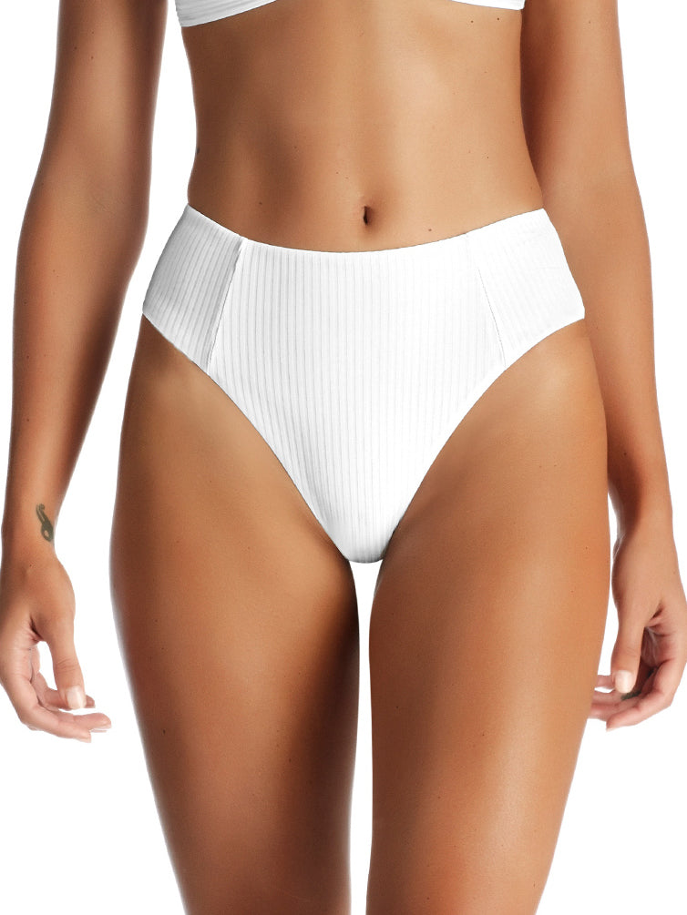Vitamin A Sienna High Waist White EcoRib