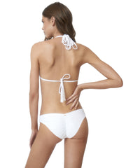 PQ Swim Water Lily Isla Triangle In White, view 2, click to see full size