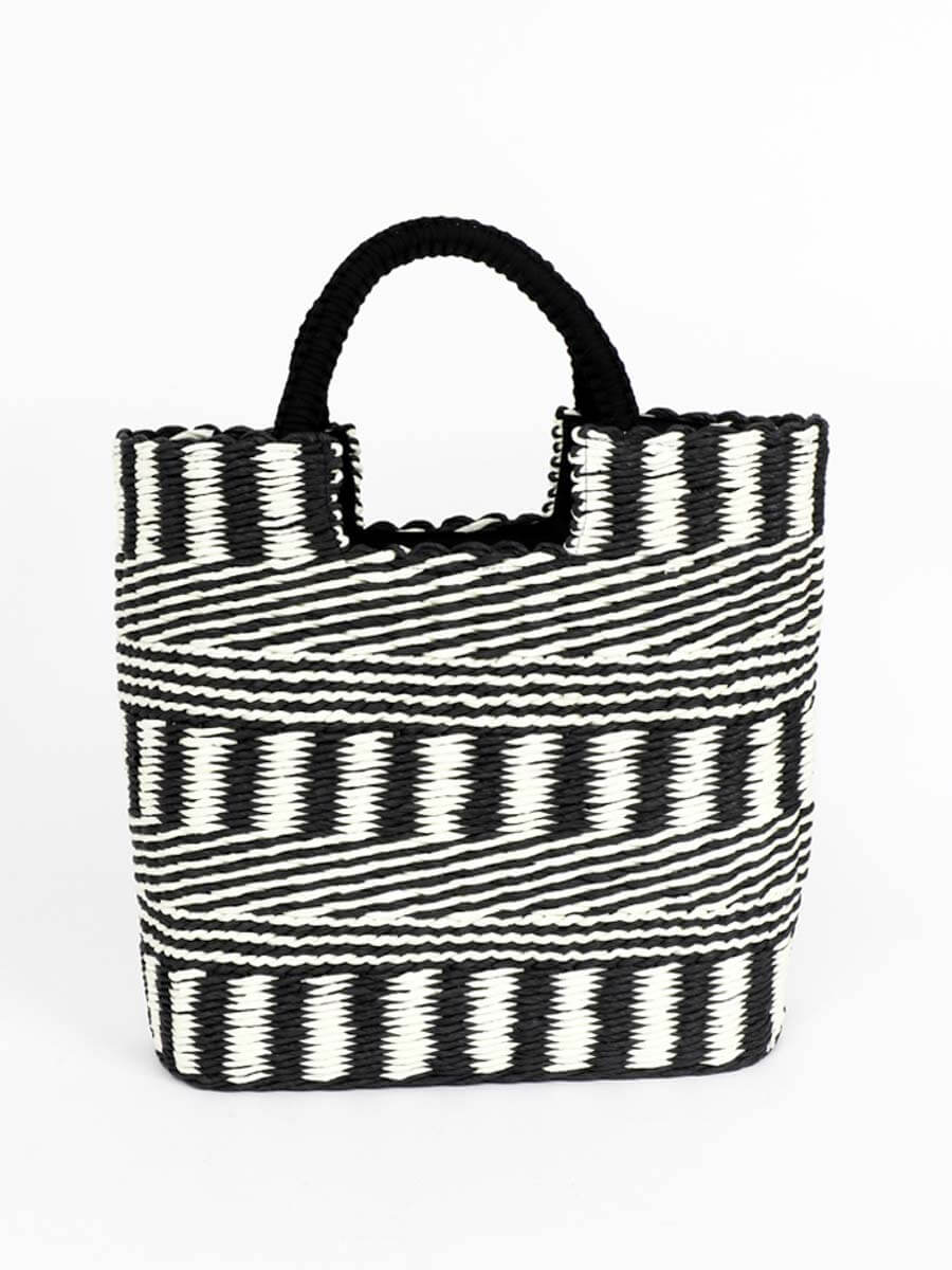 Pia Rossini Dahlia Bag in Black/White