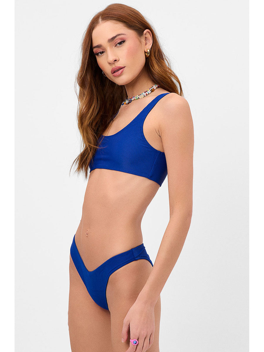 Frankies Bikinis Enzo Bottom In Cerulean