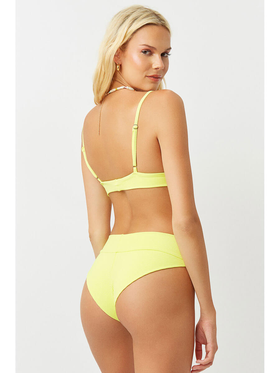 Frankies Bikinis Gavin Top In Lemonade