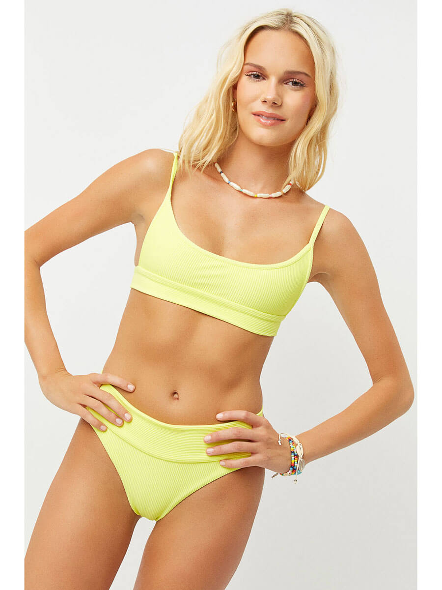 Frankies Bikinis Gavin Top In Lemonade