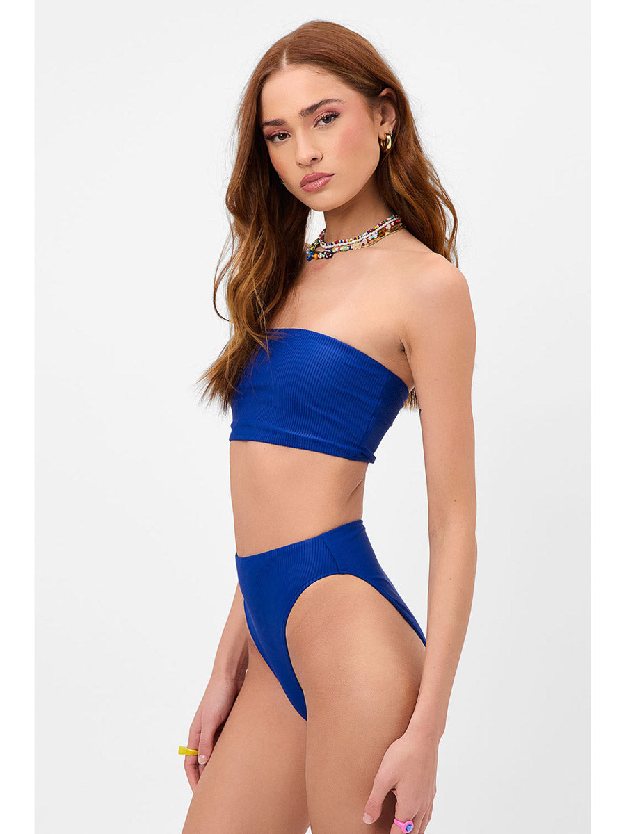 Frankies Bikinis Jenna Bottom In Cerulean