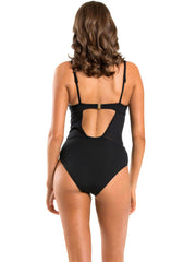 JETS One Piece D/DD Tab Plunge Black, view 2, click to see full size