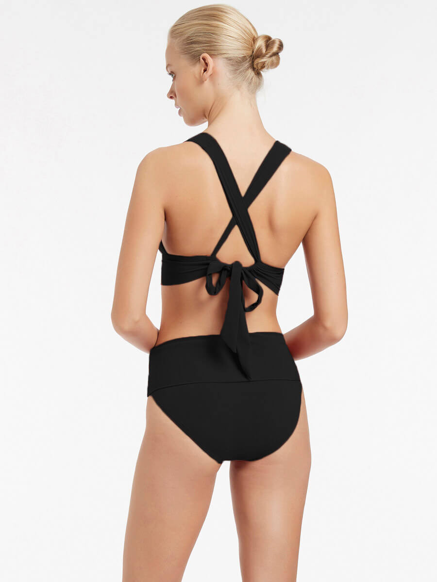 Jets Jetset Soft Triangle Top in Black