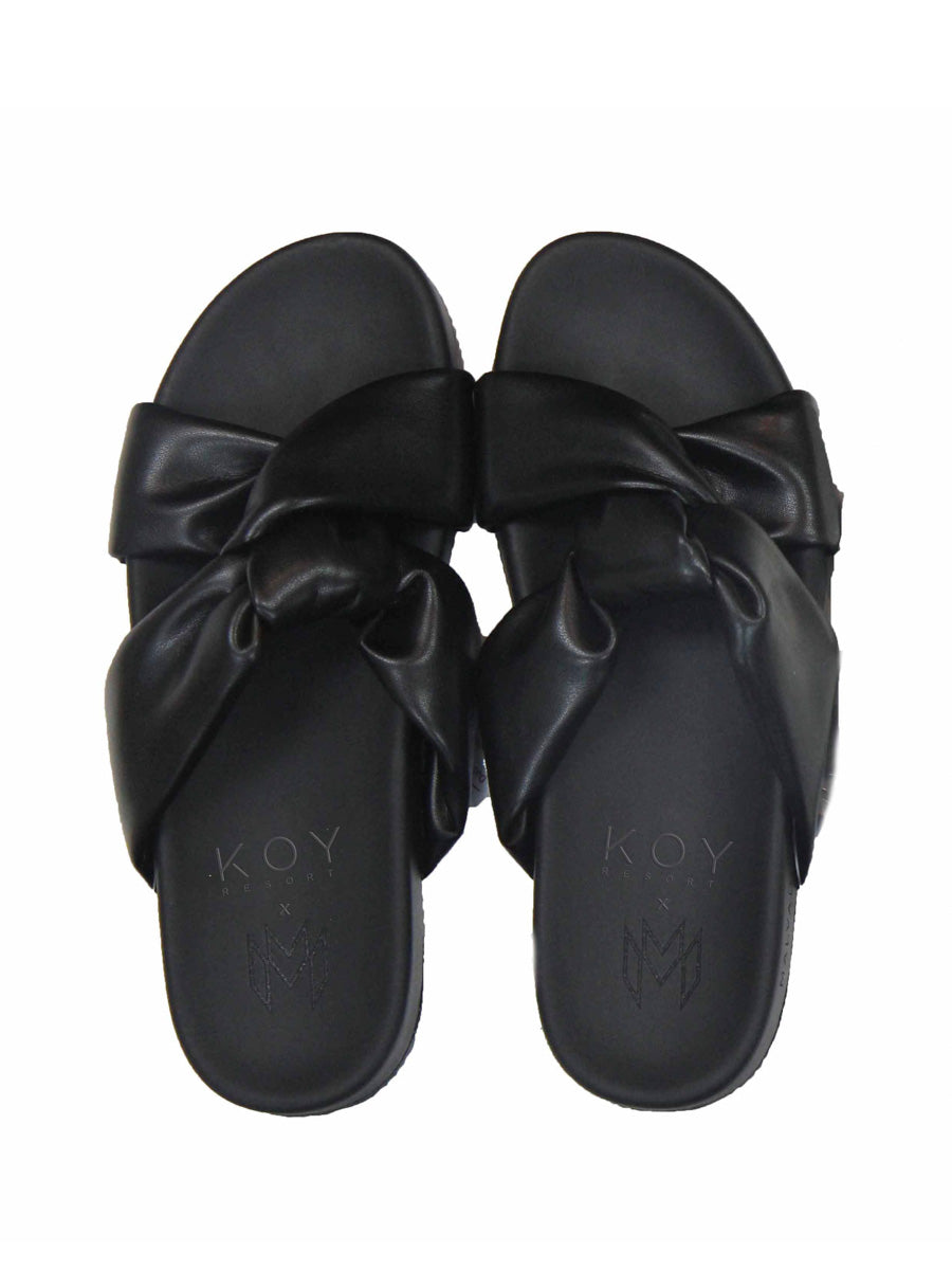 Malvados Icon Koy Sandals In Noir