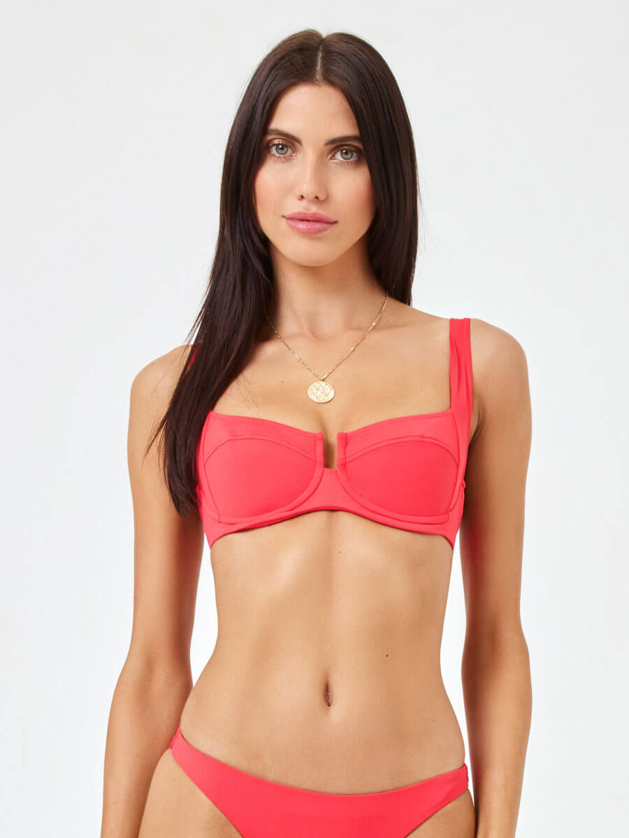 L*Space Camellia Top In Hot Cherry