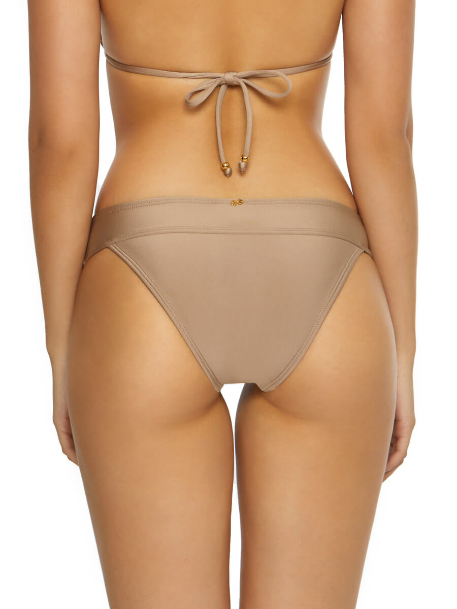 PQ Swim Lace Banded Bottom Full Sandstone