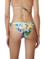 PQ Swim Ruched Tie Full Bottom in Lavender Oasis, view 2, click to see full size