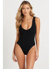 Bond-eye Mara One Piece In Black, view 1, click to see full size