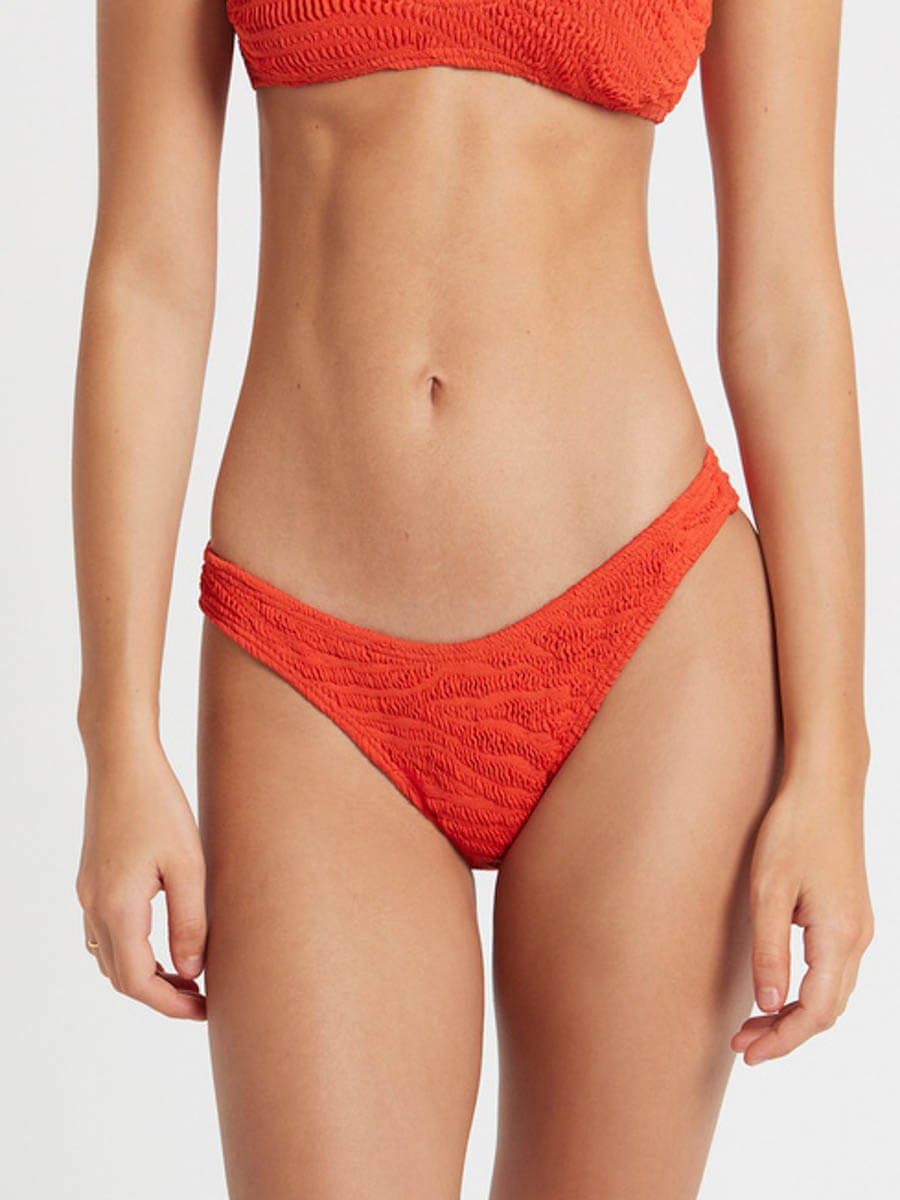 Bond-eye Sign Brief in Coral Tiger
