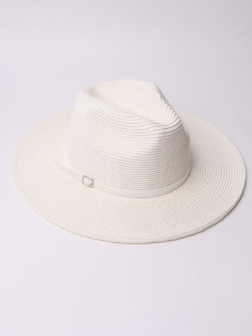 Pia Rossini Solana Hat in White