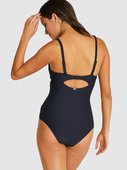 Baku Rococco Booster One Piece in Nero, view 2, click to see full size