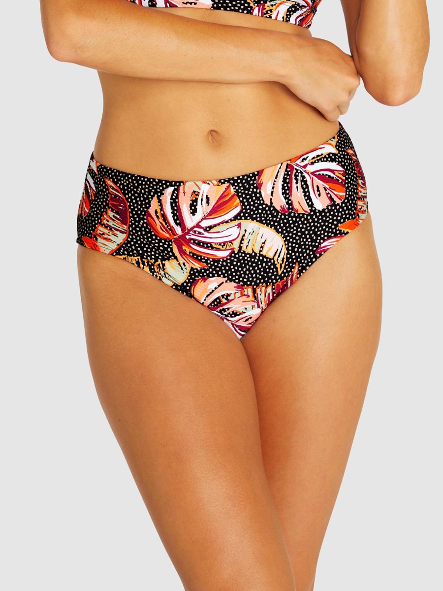 Baku Vatulele Mid Bottom Tummy Control in Nero