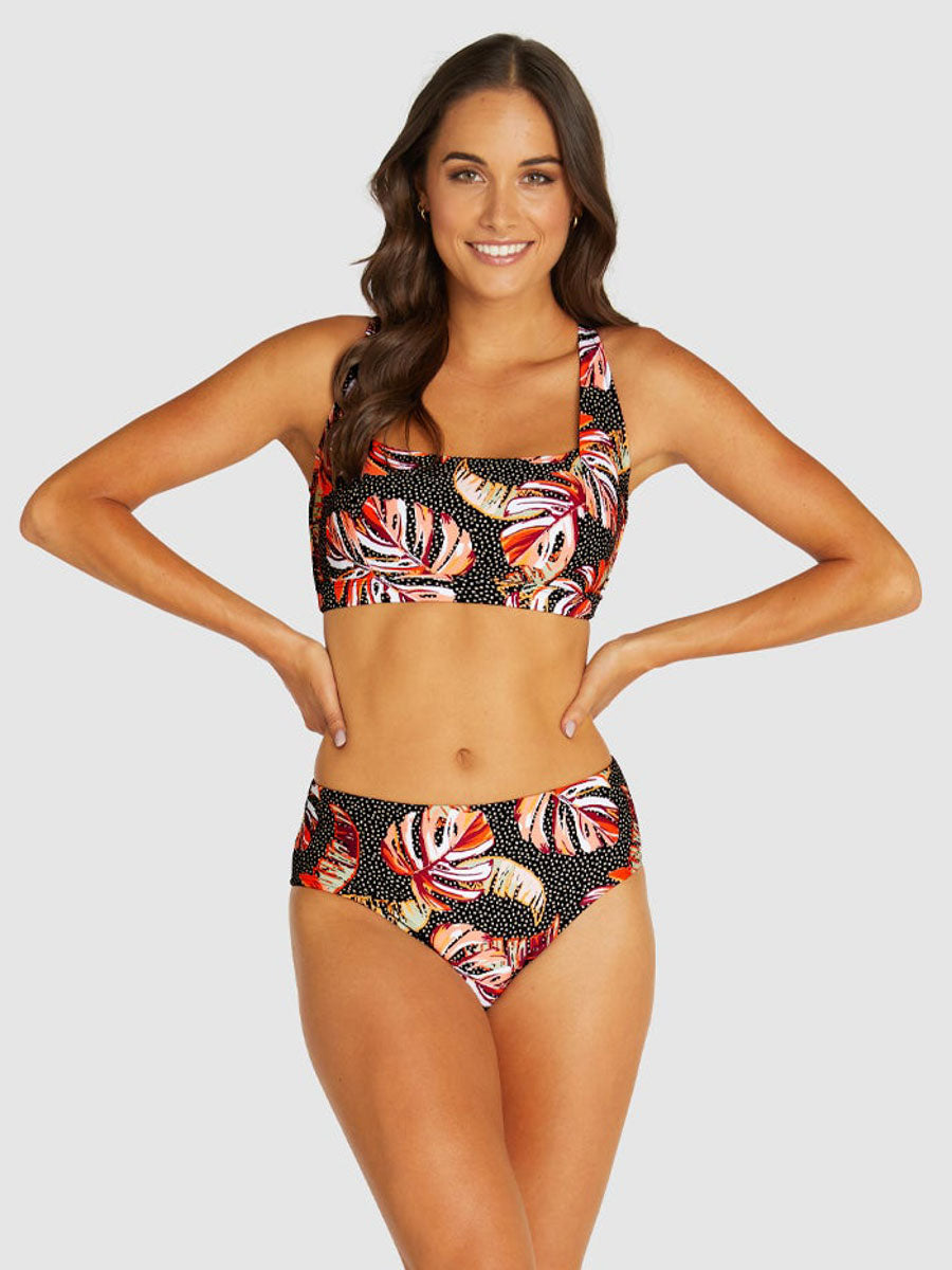 Baku Vatulele Mid Bottom Tummy Control in Nero