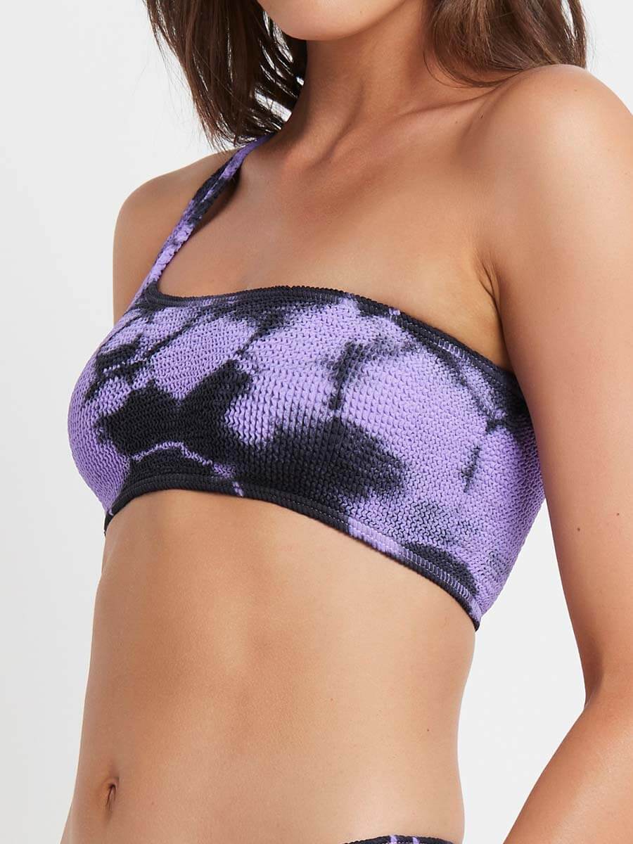 Bond-eye Samira Top in Black Marble