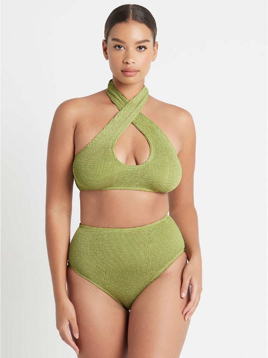 Bond-eye Shimmer Palmer Brief in Citron