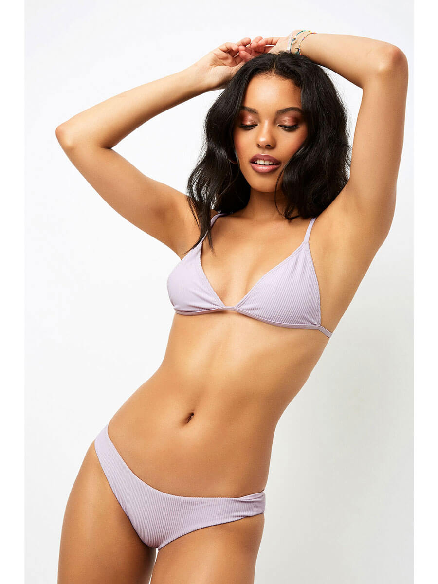 Frankies Bikinis Shea Bottom Orchid