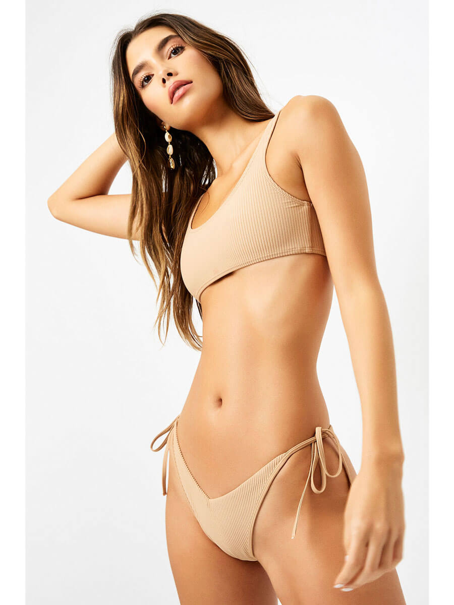 Frankies Bikinis Connor Top Sand