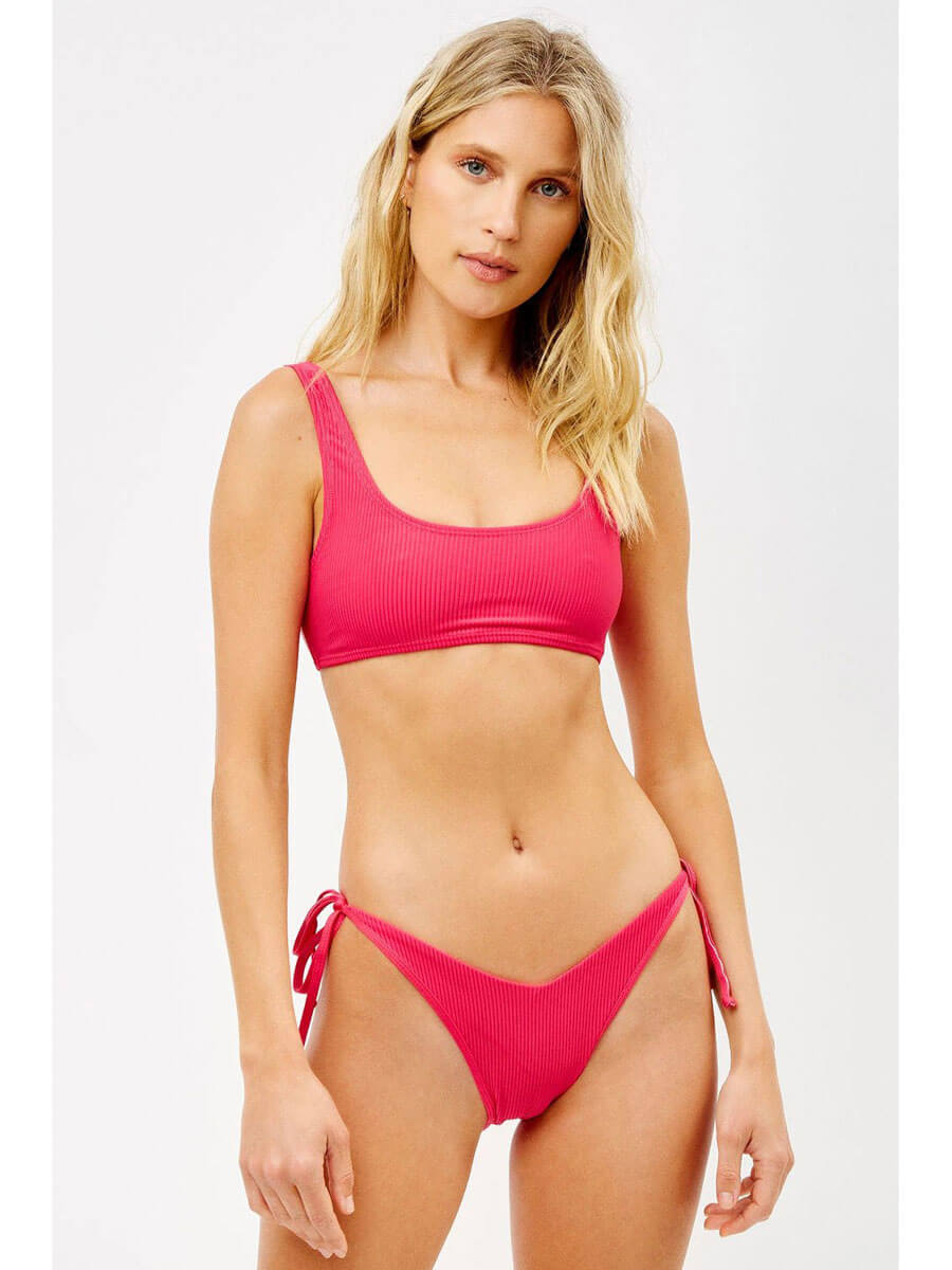 Frankies Bikinis Connor Bottom in Rosewood