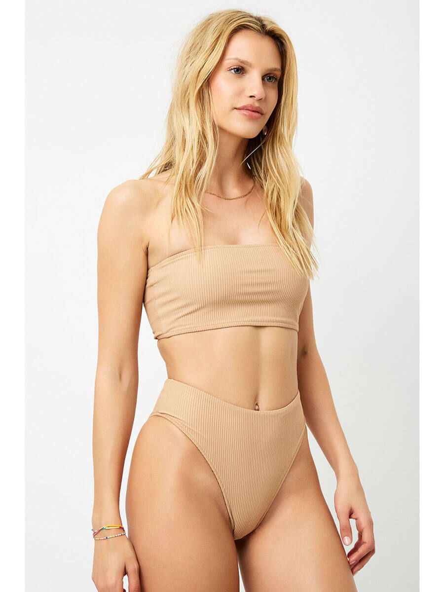 Frankies Bikinis Jenna Top Sand