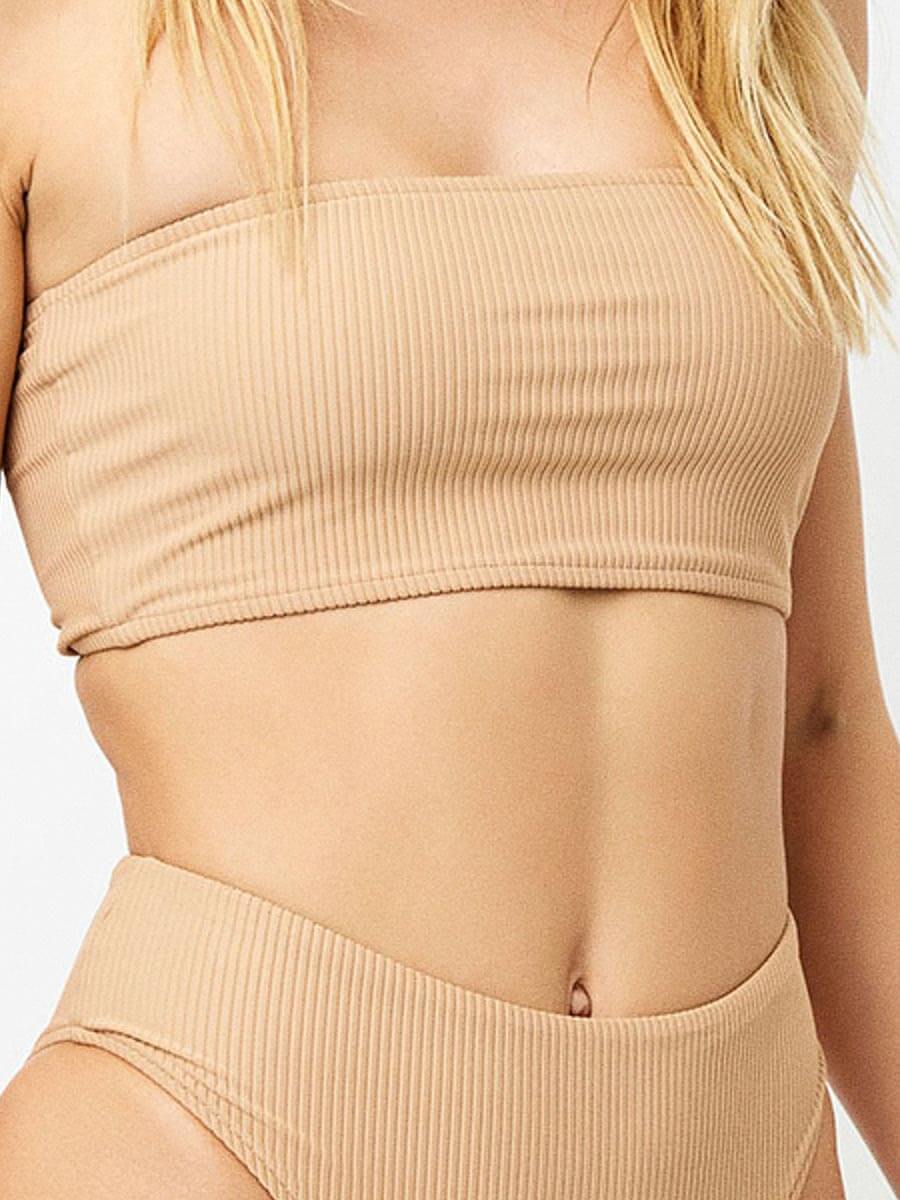 Frankies Bikinis Jenna Top Sand