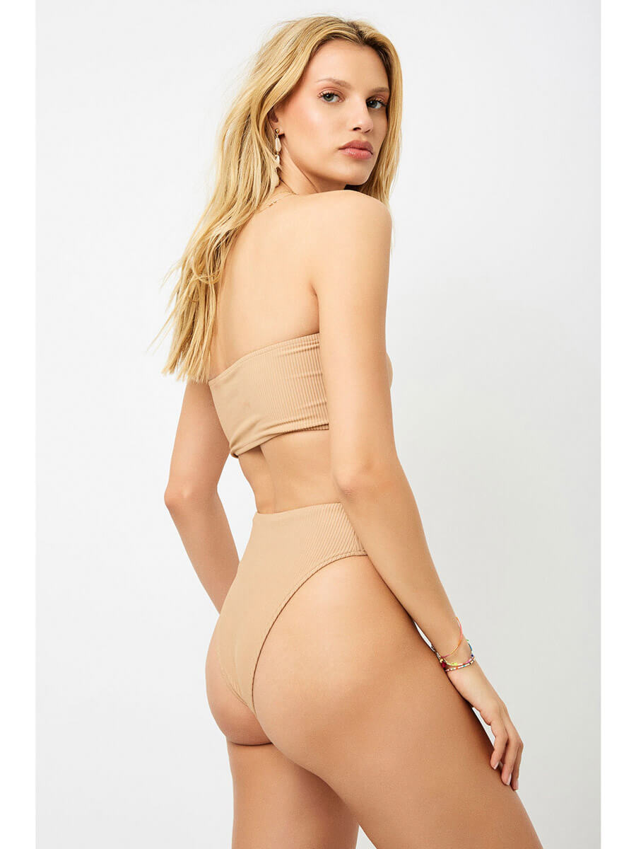 Frankies Bikinis Jenna Top Sand