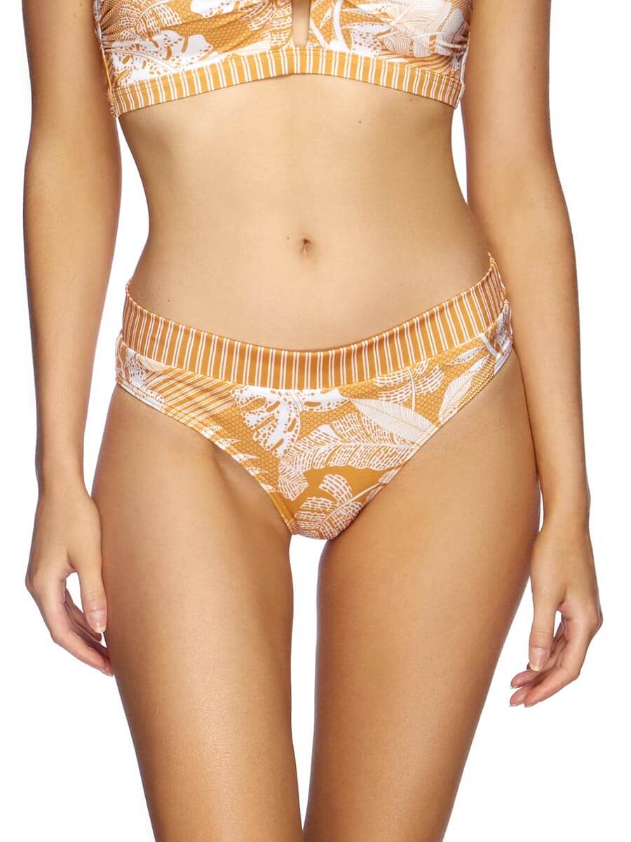 JETS Tranquility Mid Bikini Bottoms Topaz/White