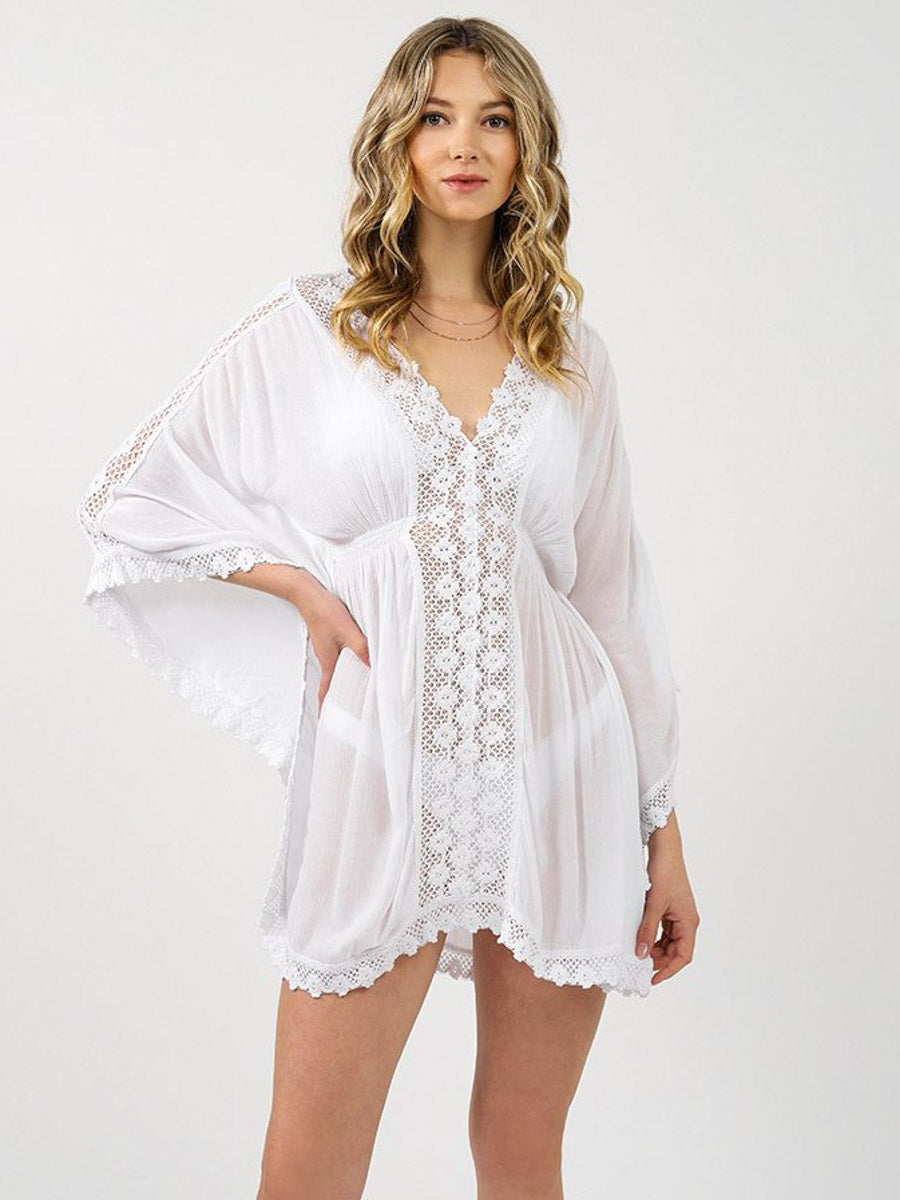 Koy Resort Miami Kaftan White