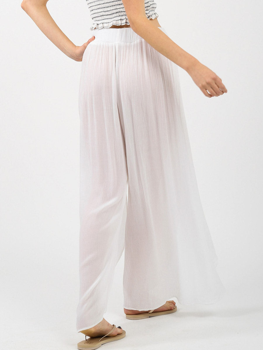 Koy Resort Miami Split Leg Pant White
