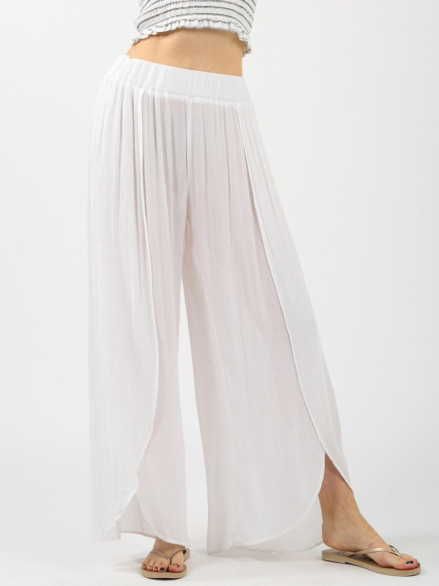Koy Resort Miami Split Leg Pant White
